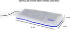 Keyboard Dust Cover, Covers Standard Size PC Keyboards, Silky Smooth Antistatic - Image 5