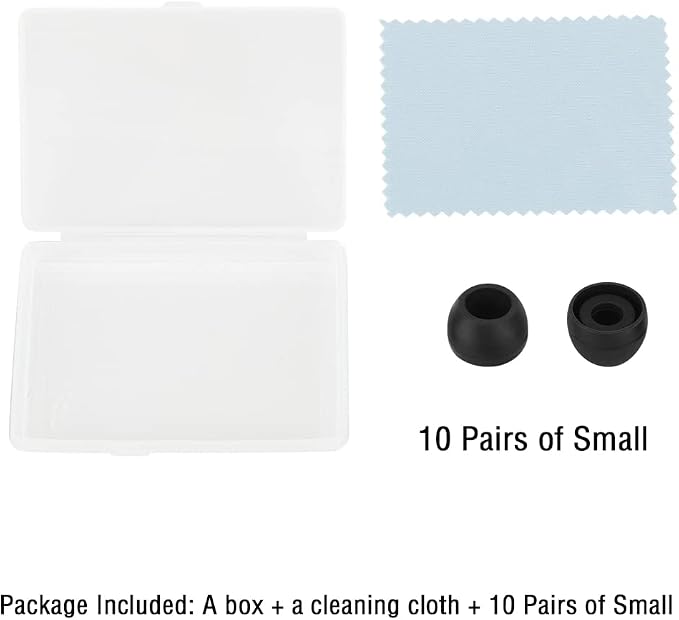 Silicone Small Replacement Earbud Tips Eartips - Image 2