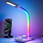 WILIT Desk Lamp with Wireless Charger, Music Sync RGB Color Changing Lights by WILIT
