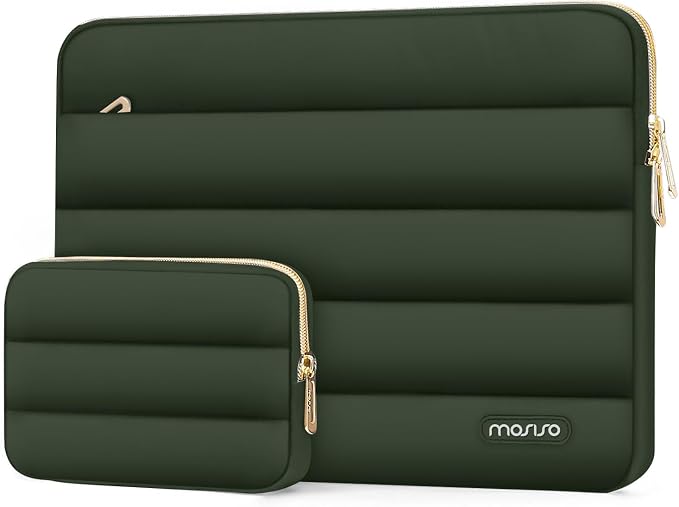 MOSISO 13.3 inch Laptop Case, 13-13.3 inch Puffy Laptop Sleeve Compatible by MOSISO