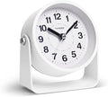 Analog Alarm Clock, Silent Non-Ticking Quartz Movement, Battery-Operated by TIMESS