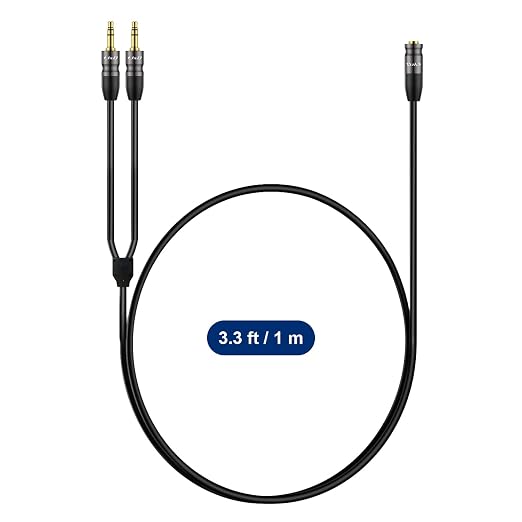 J&D 3.5 mm to 2X 3.5 mm Cable, 3.3 Feet - Image 8