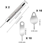 22Pcs SIM Card Removal Openning Tool Tray Eject Pins Needle Opener Ejector - Image 2