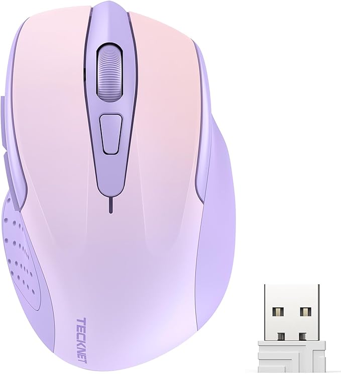 TECKNET Wireless Mouse, 2.4G Ergonomic Optical Mouse, Computer Mouse by Tecknet