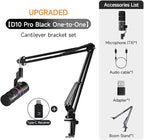 EJoy D10 PRO USB Wireless Gaming Microphone – Boom Arm Mic - Image 9