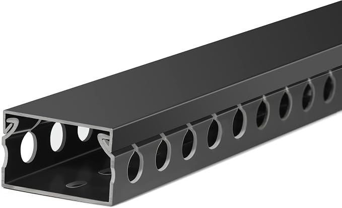 ZhiYo Cable Raceway 156in, Server Rack Cable Management Under Desk Cord by ZhiYo