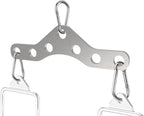 Double to Single Adaptor Plate for Cable Pulley Machines Durable Solid by Lights+Mountain