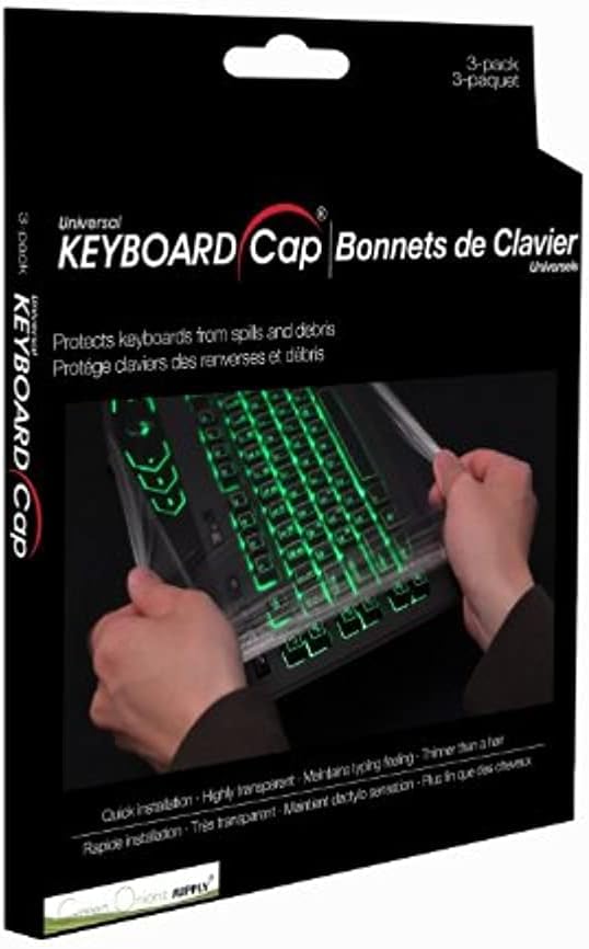 Universal KeyboardCap. Fully Covered Flat Style 0.025mm Waterproof Anti-Dust by GreenOnionsSupply%C2%AE
