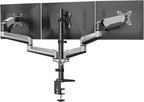 HUANUO Gaming Triple Monitor Stand, Full Motion Articulating Triple Monitor by HUANUO