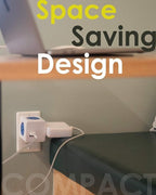 USB Wall Plug, Allocacoc PowerCube |Original|, 4 Outlets and 2 USB Ports - Image 6