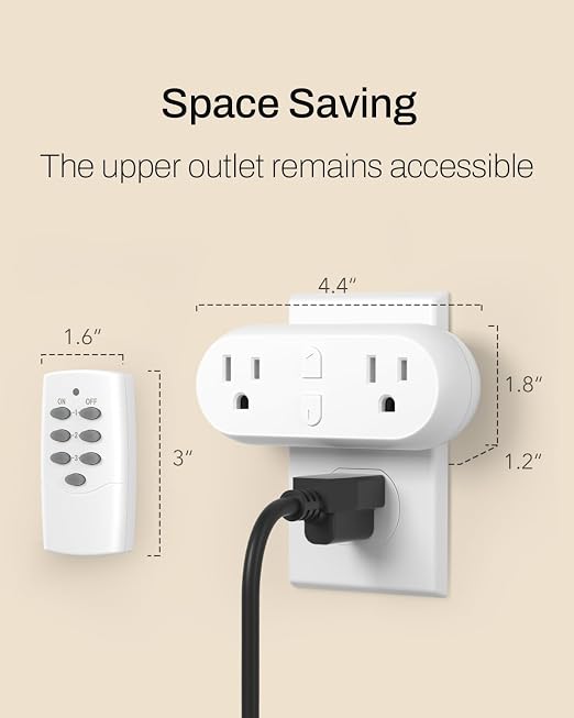 HBN Wireless Remote Control Outlet - Image 3