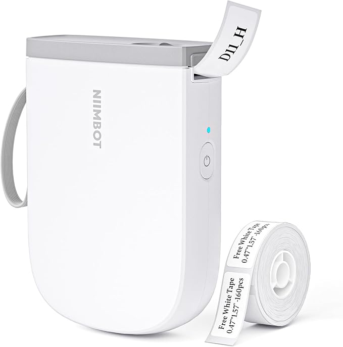 NIIMBOT Label Maker with Tape D11 0.5 Inch Bluetooth 300 DPI Portable Label by NIIMBOT%C2%AE