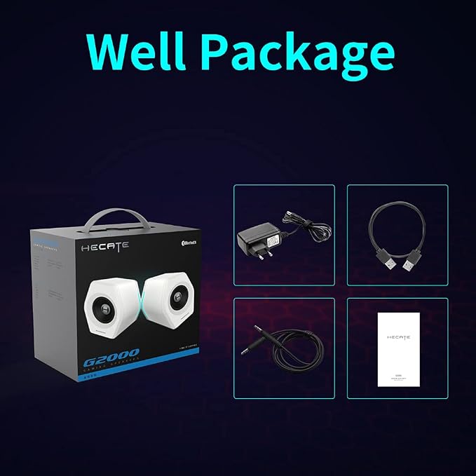 G2000 32W PC Computer Speakers for Gaming Desktop PC Laptop Mac Computer Woofer - Image 8