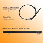 36 inch Cable Strap with Buckle - Image 2