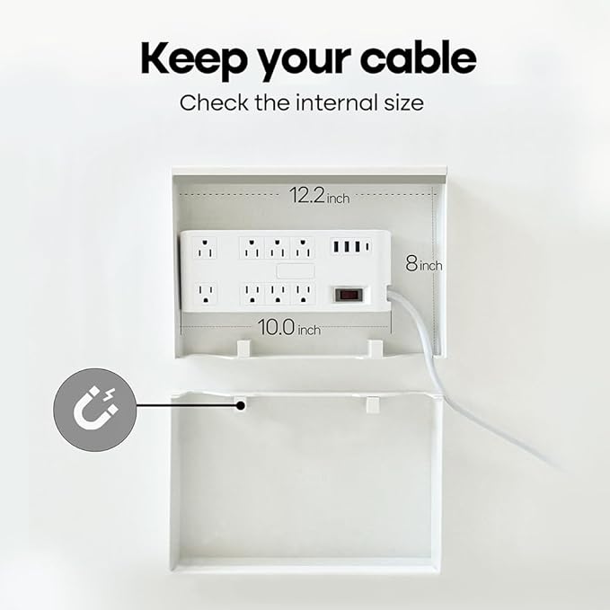Book Shape Decorative Cable Management Box - Image 4