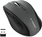 E-YOOSO Wireless Mouse for Laptop, Portable Optical Computer Mouse, 6 Buttons by E-YOOSO