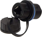 Panel Mounting Shielded RJ45 Waterproof Cat5/5e/6 8P8C Connector Ethernet LAN by ANMBEST
