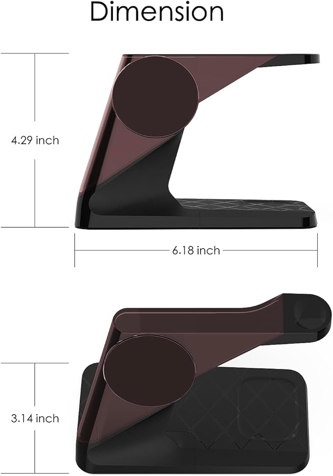 3 in 1 Charging Station for Apple Devices, Mag-Safe Charger Stand, Wireless - Image 7
