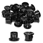60PCS Cable Grommets, 7/16" Desk Hole Cover Petal Shaped Buckle Type Nylon Snap by EASYEAH