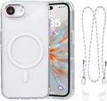 for iPhone 16e Case with Adjustable Phone Lanyard Strap, Compatible with MagSafe by QATYYY