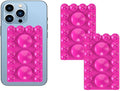 2024 Upgrade 2PCS Silicone Suction Cup Phone Case Adhesive Mount, Adhesive Grip by ZYCCER