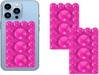 2024 Upgrade 2PCS Silicone Suction Cup Phone Case Adhesive Mount, Adhesive Grip by ZYCCER