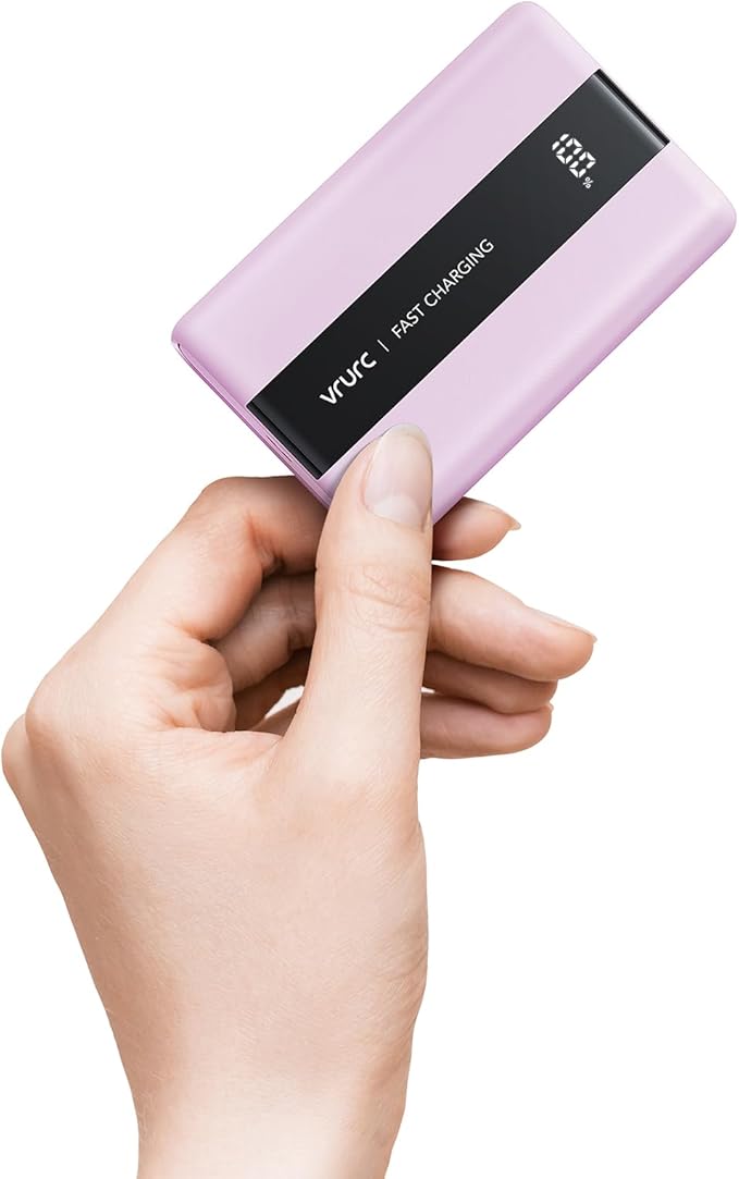 VRURC Power Bank, 20000mAh Portable Charger Fast Charging, Compact Travel by Home