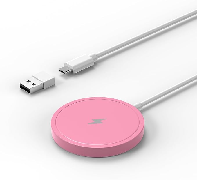 Magnetic Wireless Charger for iPhone 15W Wireless Charger Fast Mag Safe by PINRUIGE