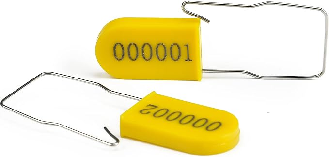 100PCS Plastic Padlock Security Seals Metal Wire Padlocks Electric Meter Seal - Image 2