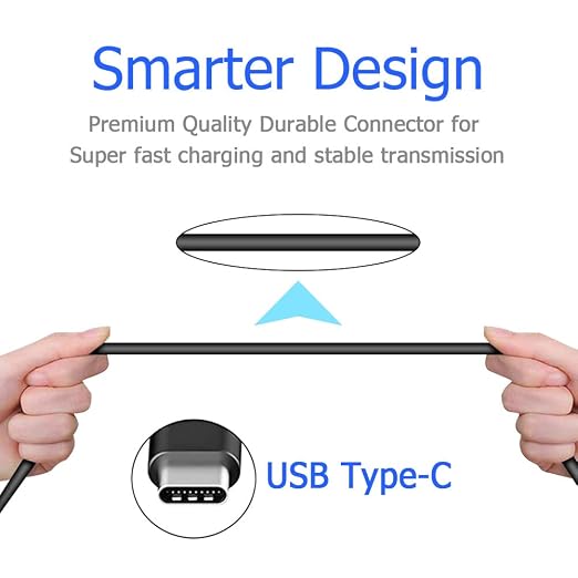 3ft USB-C Cable for iPad Pro 12.9/11 2018 Galaxy Ultra S20+S10 S9 Note 10 Tab - Image 4
