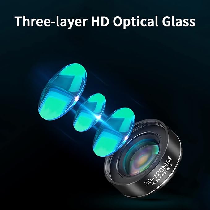 30-120mm Cell Phone Macro Lens, - Image 5