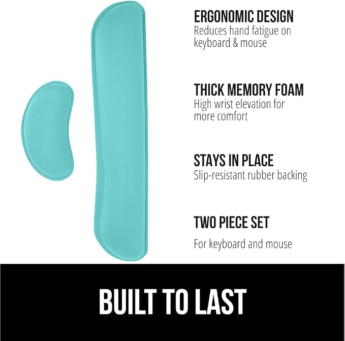 GORILLA GRIP Silky Gel Memory Foam Wrist Rest - Image 2