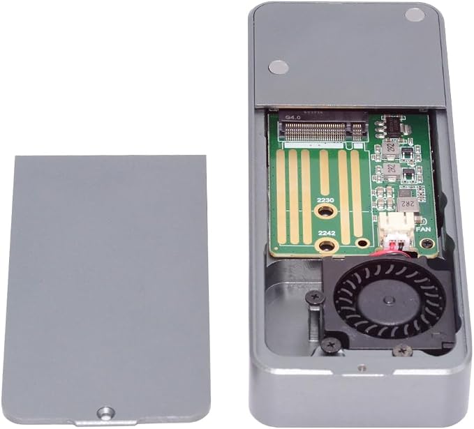 CY USB4.0 Type-C USB4 40Gbps to PCI-E 4.0 X4 SSD NVME NGFF M-Key Enclosure by CY