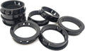1-3/4" Black Snap-in Knockout Insulating Bushing Grommets, Plastic Cable Hole by EASYEAH