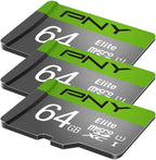 PNY 64GB Elite Class 10 U1 microSDXC Flash Memory Card - Image 3