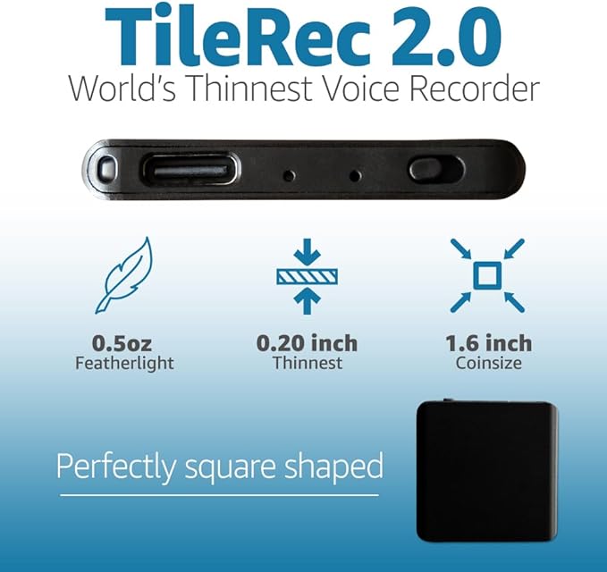 Voice Activated Recorder with Playback – 64GB Storage, 1100 Hours of Audio - Image 2