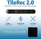 Voice Activated Recorder with Playback – 64GB Storage, 1100 Hours of Audio - Image 2