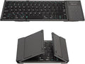 DeLUX Full Size Folding Keyboard 78 Keys, Wireless Bluetooth Keyboard by DeLUX