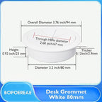 Desk Grommet 3-1/8", Desk Hole Cover - Image 8