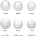 Earbud Replacement Tips Silicone Earbud Tips Ear Bud Covers Fit Most in-Ear - Image 3
