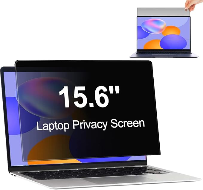 Laptop Privacy Screen Filters 15.6 Inch 16:9 Aspect Privacy Filter by JEAPKA