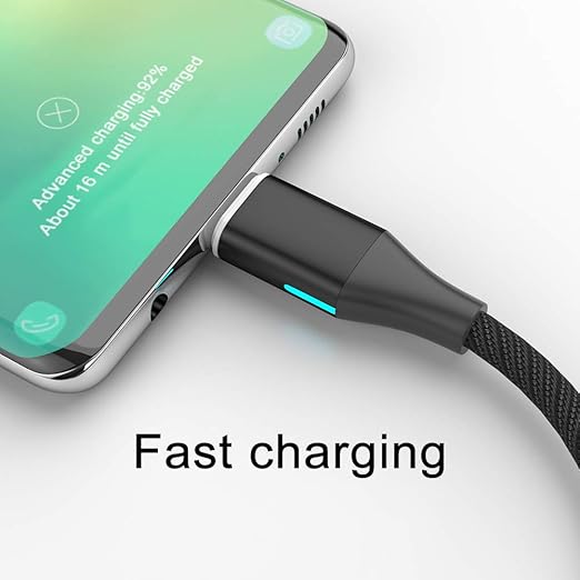 N. NETDOT Magnetic Charging Cable, Gen10 Nylon Braided 2-in-1Magnetic Phone - Image 2