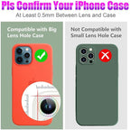 AGVEE 3+3 6 Pack for iPhone 12 Pro Max 6.7" Camera Lens Cover Protector - Image 3