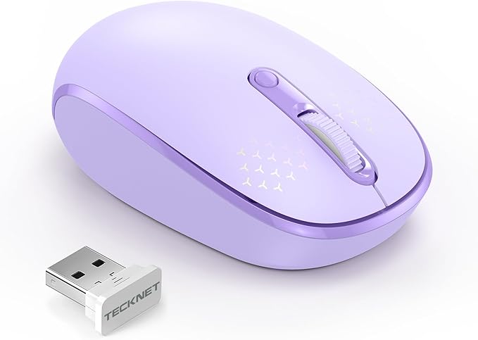 TECKNET Wireless Mouse, 2.4G Quiet Computer Mouse by Tecknet