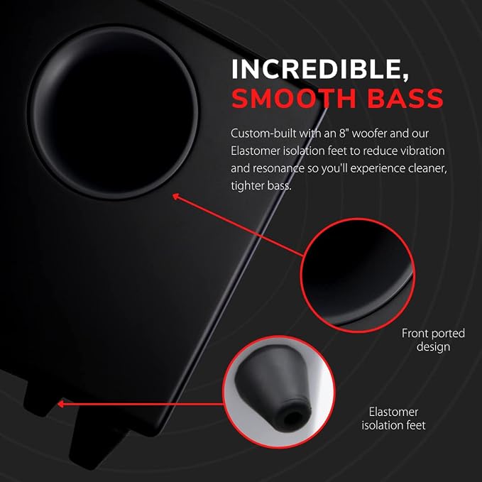Audioengine S8 250W Wireless Subwoofer Kit - Image 3