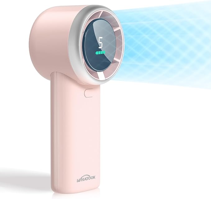 WHATOOK Portable Mini Fan: High Speed Cooling Fan, 10 Hours Battery Life by FashionCaring-MakeitYours