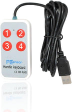 iKKEGOL 1.8Meter /6Feet USB Durable Game Handle Mini Button 4 Keys Switch by iKKEGOL