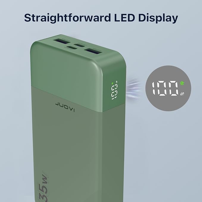 J2651 Portable Charger, 35W 20000mAh USB C in & Out Power Bank, Battery Pack - Image 6