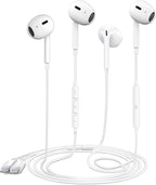 2 Packs-for iPhone Headphones Wired Earbuds/Earphones Nosie Reduction Built-in by Docutca