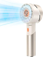 Handheld Fan, Portable Turbo Fan, Powerful Personal Fan, USB Rechargeable Mini by Guirble